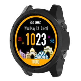 Disscool PC Case for Garmin Forerunner 945/935, Soft Anti Drop PC Protective Cover Skin for Garmin Forerunner 945/935(PC Black)