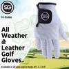H-Cube Leather Golf Gloves Men Right Handed Golfer Medium Large