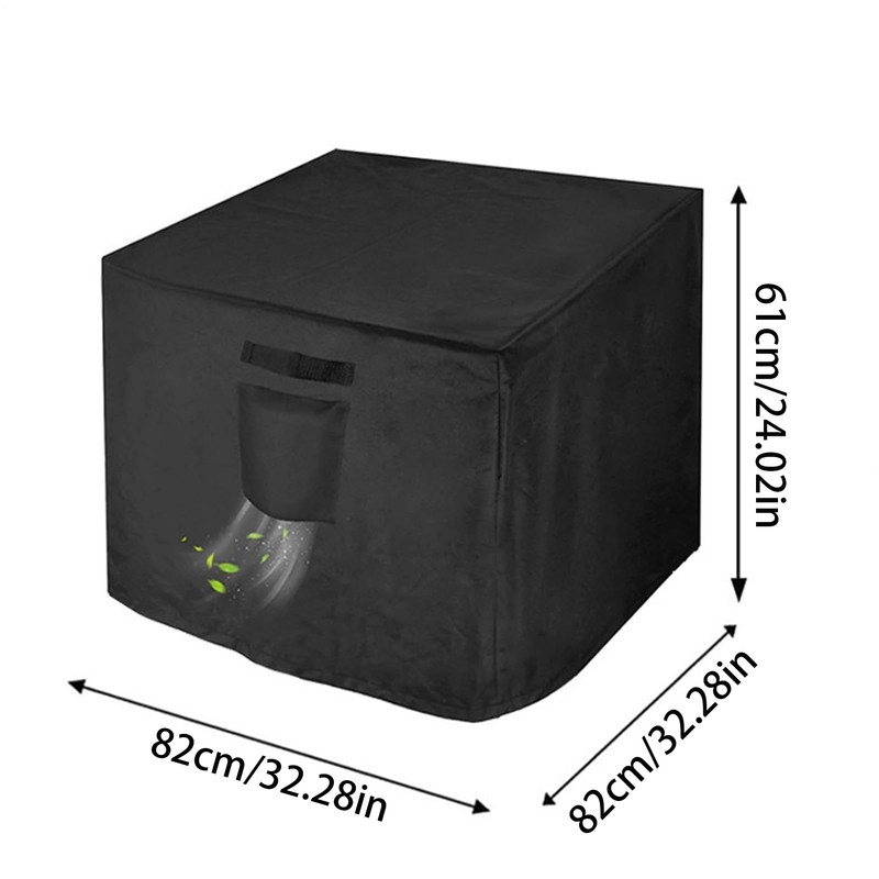 Outdoor Fireplace Cover,Fire Table Waterproof Protector - Weather-Resistant Square Firepit