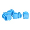 50Pcs Electric Fence Insulators Round ABS Post Insulator with 2.1cm
