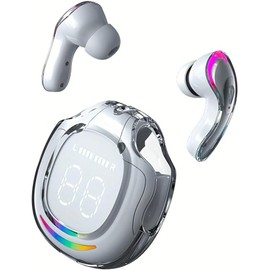 HYGAMOCC AI Language Translator Earbuds, Supports 144 Languages,Online Translation Real Time, Earphone 3-in-1 Accents，Earbuds Perfect for Travel Business and Learning Voice Language Translator（White）