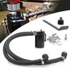 RULLINE Oil Catch Can Kit Oil Separator Reservoir Tank Engine