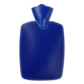 Hugo Frosch Hugo Classic Half Flap Hot Water Bottle 1.8 L Blue