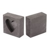 Graphite Mold Heart Shape Graphite Casting Ingot Mould for Gold