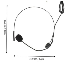 Mikinona Gaming Mic Condenser Headset Microphone for Streaming Portable Head-mounted Mic Noise Reduction for Voice Amplifier