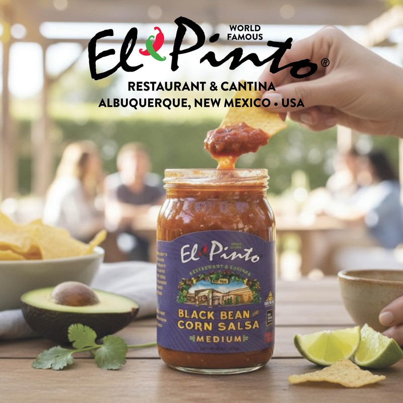 El Pinto Black Bean And Corn Salsa, Medium, 16 Ounce