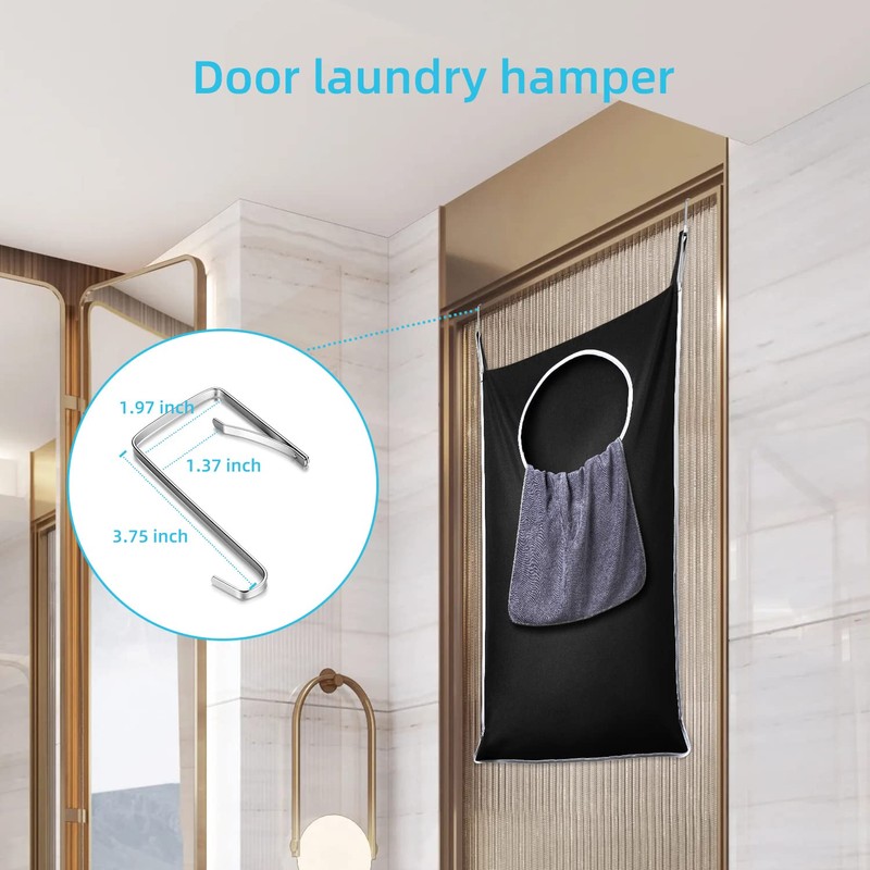 KEEPJOY Large Size 2 Pack Door Hanging Laundry Hamper, XL