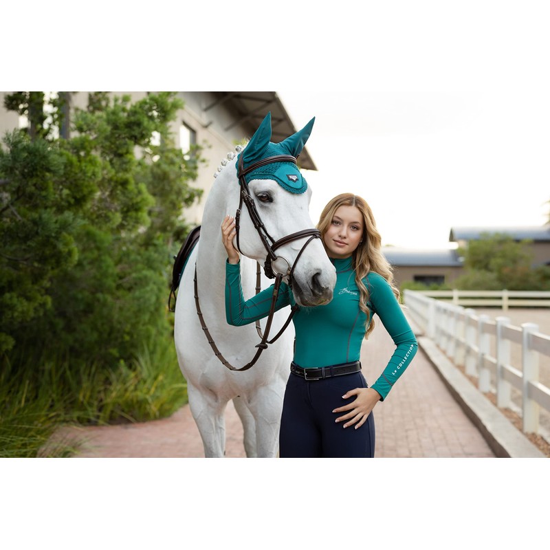 LeMieux Classic Ear Bonnet Peacock Large