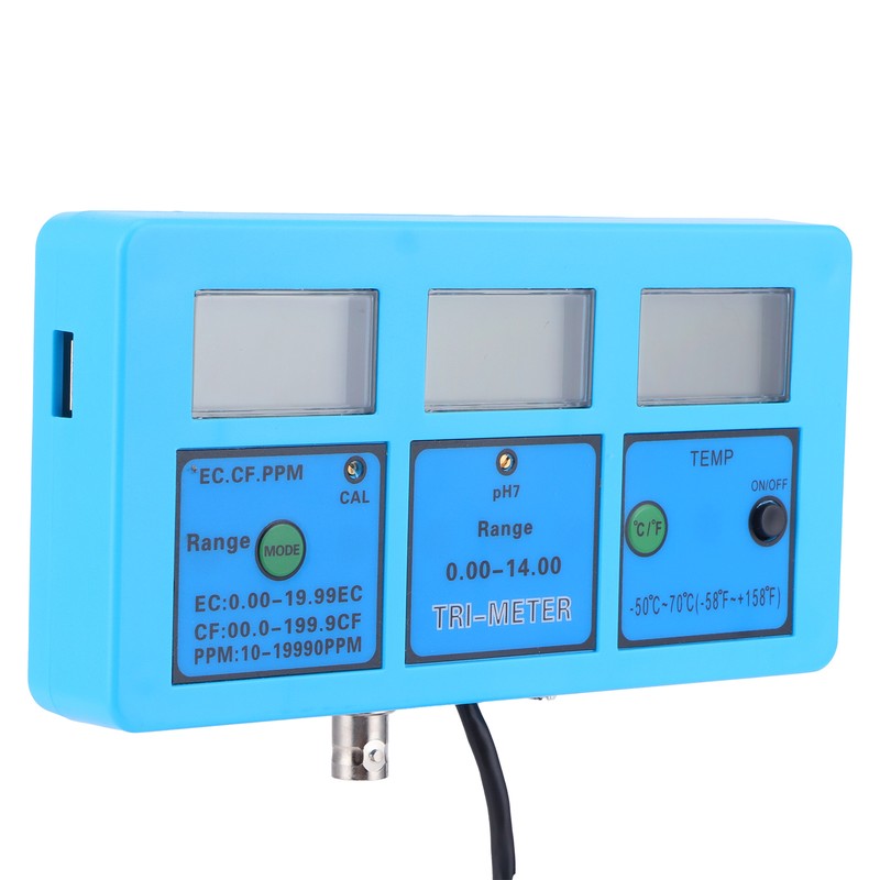 5 in 1 Multifunction PH/Temp/EC/CF/TDS Meter Water Quality Tester Detector