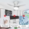 ocioc Quiet Ceiling Fan with LED Light DC motor 32