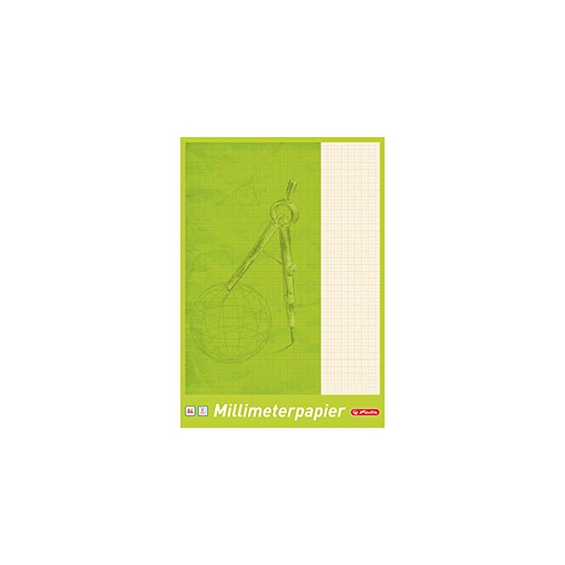 Herlitz A4 Graph Pad 25 Sheets (Pack of 5) 690404