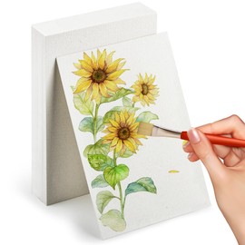 60 Blätter Aquarellpapier 300g Aquarellblock Malpapier Watercolor Wasserfarben Gouache Papier DIY Wasserfarben Papier Aquarell Postkarten Karten für Malerei unterrichten Lehrer Künstler,5 x 7 Zoll