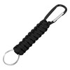 OFFCUP Paracord Keychain with Carabiner Clips 1 Pack, Paracord Keyring