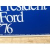 President Gerald R. Ford '76 Campaign, Election Bumper Sticker Blue