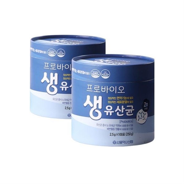 [Chong Kun Dang Health] Seoul Pharmacist Credit Union Probio Live Lactobacillus 100 sachets 2 sets SJ / [종근당건강] 서울약사신협 프로바이오 생유산균 100포 2세트 SJ
