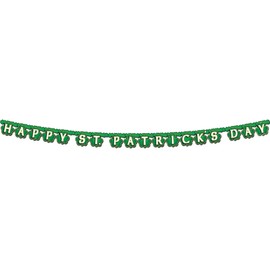 Morris Happy St. Patrick's Day Shamrock Streamer Party Accessory