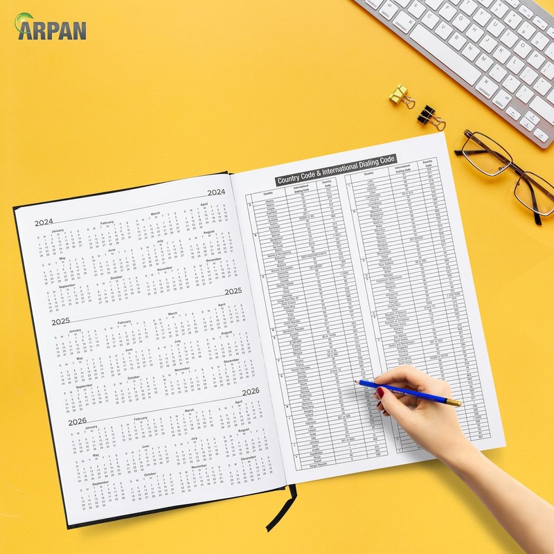 Arpan 2025 Diary A5 One Day to a Page Diary