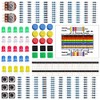 LAFVIN Electronics Component kit with resistors,Pin Header,LEDs, Switch, Potentiometer,for Arduino