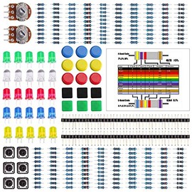 LAFVIN Electronics Component kit with resistors,Pin Header,LEDs, Switch, Potentiometer,for Arduino MEGA2560