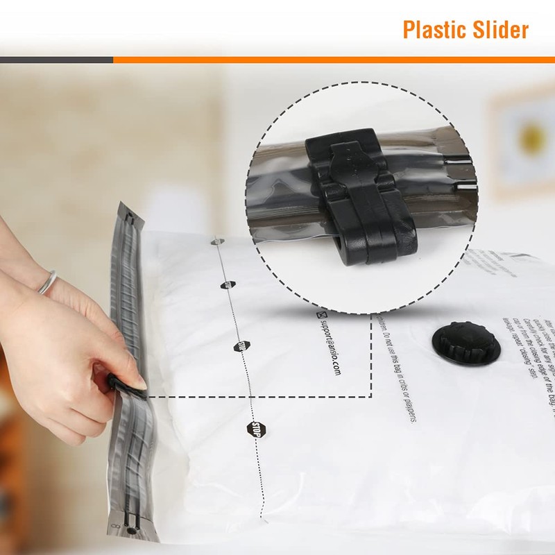 ANSIO® Vacuum Storage Bags for Clothes Medium Pack of 6