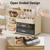 UFORU Makeup Organizer for Vanity with Brush Holder, Countertop Skincare