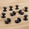 The Woodbury Lane 10 Pack Cabinet Knobs, Oval Drawer Pulls