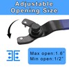 Fogcosy Angle Grinder Key, Grinder Wrench Universal Adjustable Grinders Spanner
