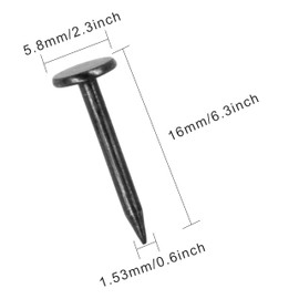 OMOTOOL Picture Nails (180 Pieces), Picture Hangers Nails for Hanging Pictures