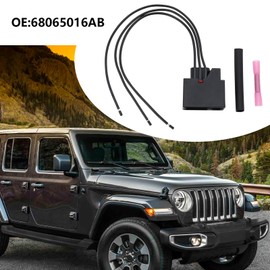 ECSiNG Front Indicator Wiring Harness 68065016AB Wiring Harness for Front Indicator Compatible with Jeep Wrangler JK 2007-2018