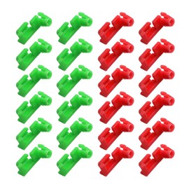 JNNJ Pack of 24 Door Lock Bar Clips, Universal Car Door Lock Bars Retaining Clips Clip Clips, Car Mixed Universal Door Lock Rod Clip Side Locks