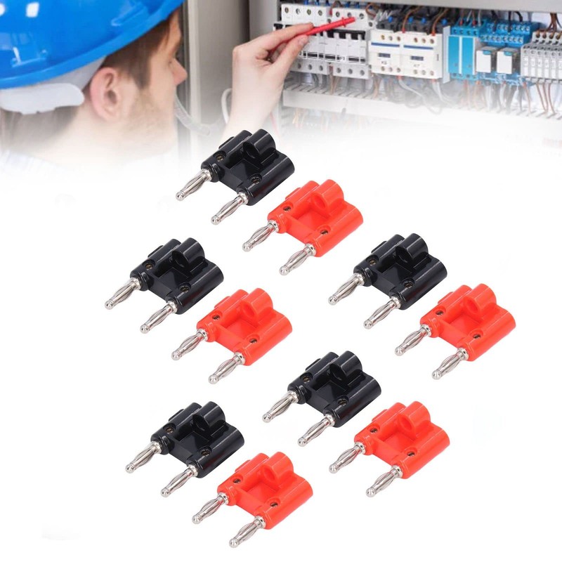 BRDI Dual Banana Plug, High Conductivity Double Banana Socket High