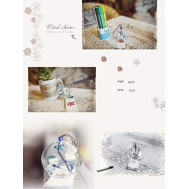 Wind Chime, Glass, Wind Chime, Summer Tradition, Blue Goldfish, Cute, Decoration