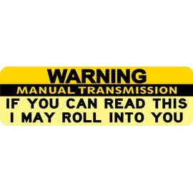 StickerTalk Warning I May Roll Into You Magnet, 10 inches by 3 inches