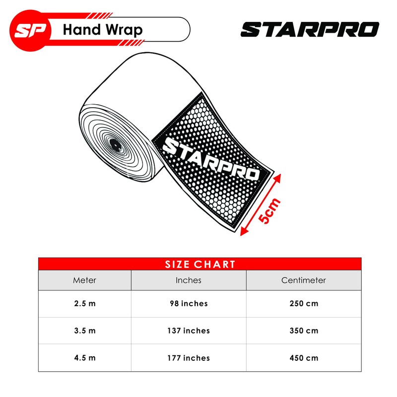 Starpro Original Boxing Wraps - Many Colours - Thumb &