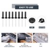 HARSKIYER 50Pcs 3/16" x 1" Tri Grip Rivets Assortment, Black