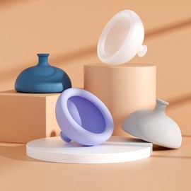 Elderly discharger phlegm silicone trim inducer back patting tool trim Lantern Blue