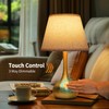 ONEWISH Touch Table Lamp for Bedroom, 3-Way Dimmable Gold Bedside