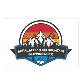 CafePress Appalachian Ski Blowing Rock North Carolina Postcards (Package of 8), 6"x4" Printed Note Card