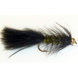 Feeder Creek Wooly Bugger Fly Fishing Flies for Trout, Bass and Salmon - 12pc Handmade Wet Flies for Freshwater Fishing in Various Patterns/Colors