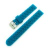 16mm Rubber Silicone Watch Band (Blue)