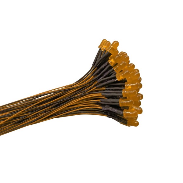 YIXISI 50 PCS 5mm LED Diodes Light with Diffused Colored