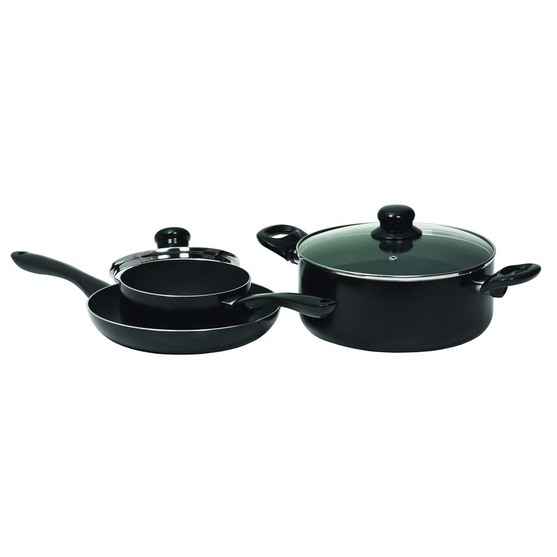 Starfrit Simplicity 5PC Cookware Set - Durable Stainless Steel -