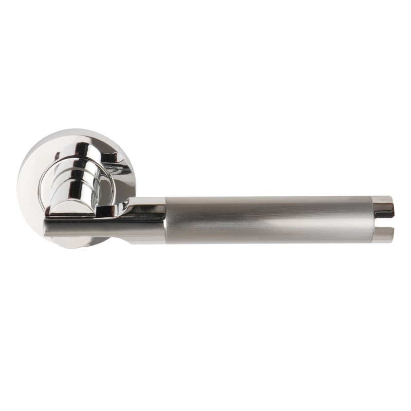 Excel DH3685 Seriphos Passage Door Handles on Round Rose, Duel