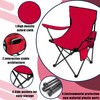 Purpeak 4 Pack Folding Camping Chairs with Carrying Bag Portable