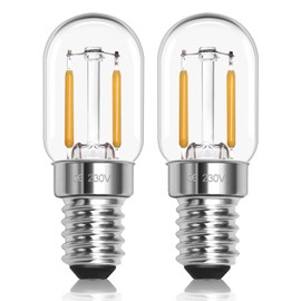 Morotty Morotty LED Khlschranklampe E14 1W 230V, Glhbirne Khlschrank Led T22 E14 Neutralwei? 4000K, Ersatz 10W Halogenlampe, Nicht Dimmbar, fr Nachtlicht, Salzlampe, Kronleuchter, N?hmaschine, 2er-Set