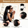 Ponytail Extension, Ponytail Hairpiece, 60 cm Long Straight Braid Extensions,