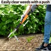 50” Weed Puller Tool, Heavy-Duty Weeder Tool with Long Handle,