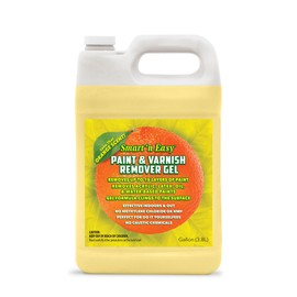 Smart 'n Easy Paint & Varnish Remover Gel - Do It Yourself Friendly Paint Remover - Strips Multiple Layers of Acrylic, Latex, Oil & Water-Based Paints & Varnishes - Orange Citrus Scent - 1 Gallon