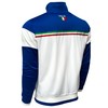 Just 4 Kicks Men's Italy Jacket, White Full Zip Italia