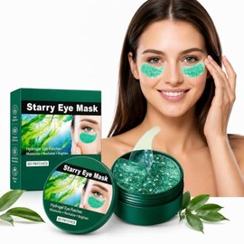 Parches Ojos Alga Marina Hidrogel Colágeno Piezas Pares Eye Patches Hidratantes Ojeras Bolsas Líneas Finas Contorno Mujer Hombre